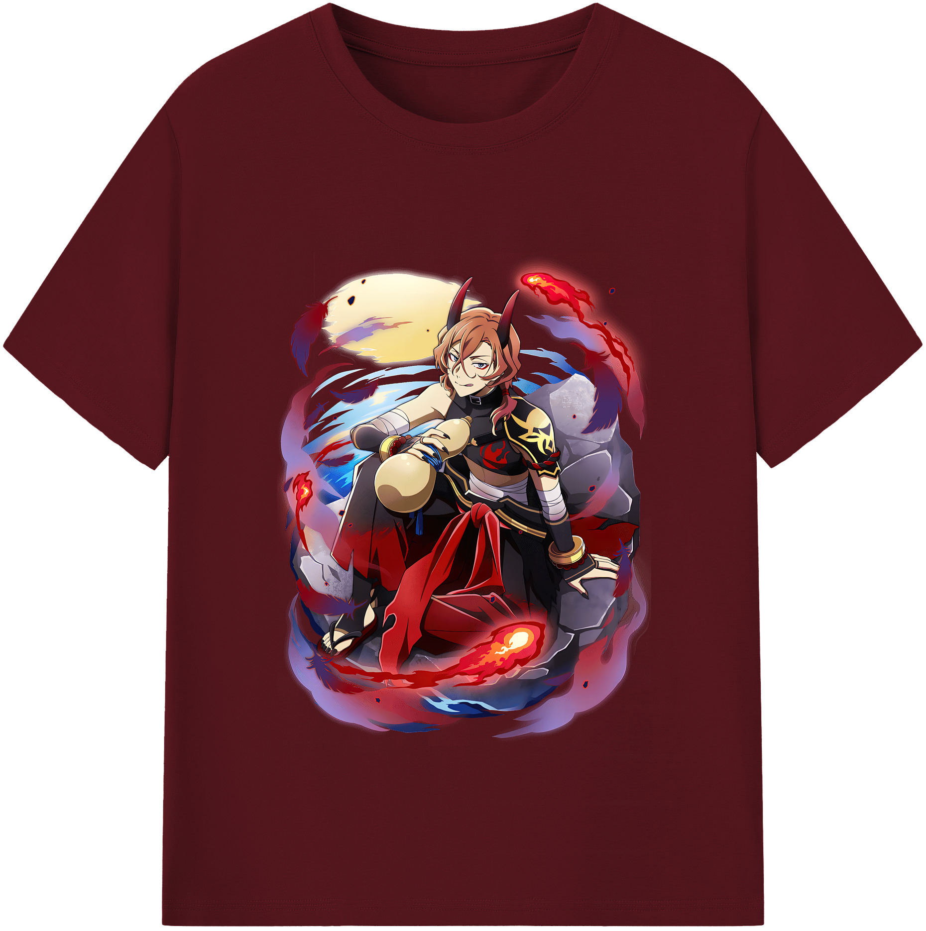 （画像用） 文豪ストレイドッグス Bungo Stray Dogs 綿100％半袖Tシャツ（フロントプリント）